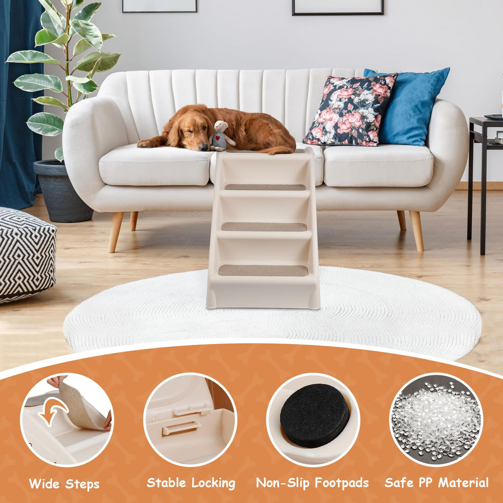 4-Step Non-Slip Dog Stairs X90195