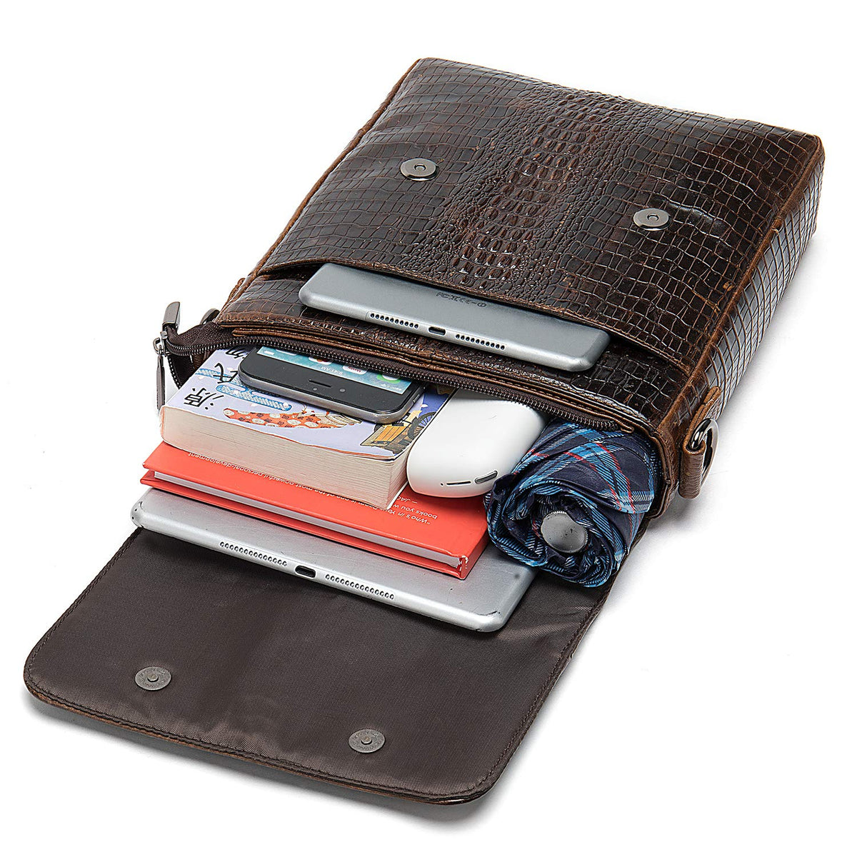 Leather Messenger Bag Shoulder Crossbody Bag C425