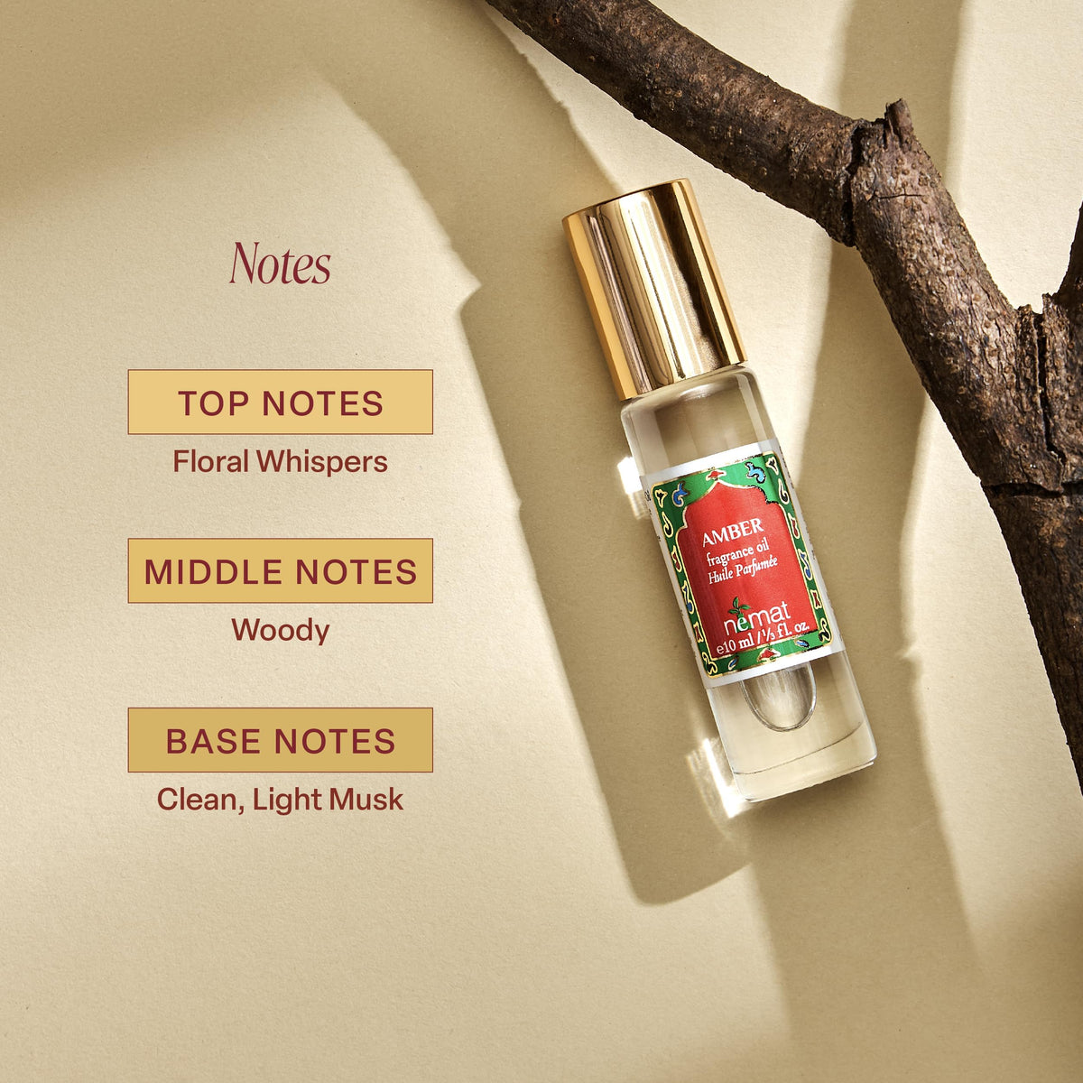 Amber Perfume Oil Roll-On 10 ml J68426